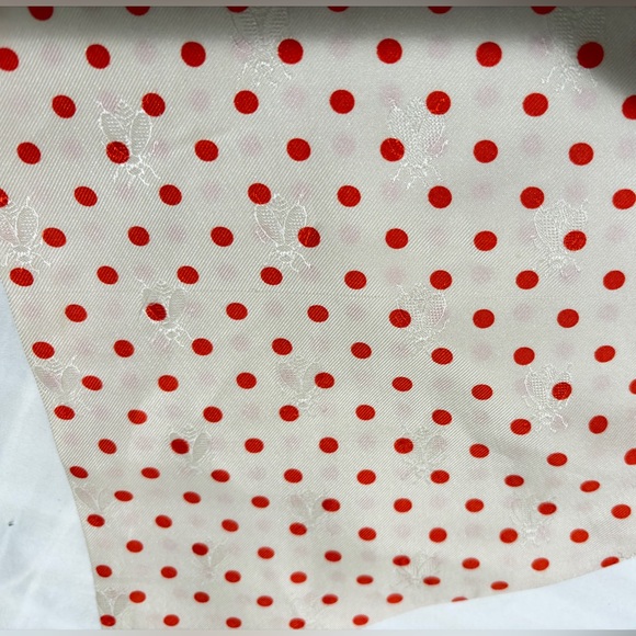 Hermes Maxi Twilly Scarf + Tying Cards - Bees & Orange Polka Dots - Picture 13 of 15